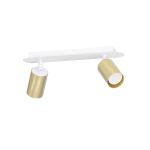 Emibig Plafonnier Zen Acier Blanc | Convient pour 2x GU10 - Max 10W