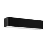 Eglo Applique Murale Sania 4 Aluminium Noir Blanc 12W 1400lm - 830 Blanc Chaud | IP20 