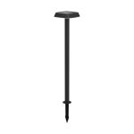 Eglo Piquet Lumière Dreoli Solar Noir 8W 1030lm - 830 Blanc Chaud | IP65 - Détecteur De Mouvement