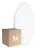 Lot 5x Ledvance Hublot LED Surface CIRCULAR 500 PS Acier Blanc 42W 3500lm - 830 Blanc Chaud | IP44