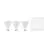 Lot 3x Eglo Spot LED GU10 4.9W 420lm - 827-865 Variable Blanc + RGB | Zigbee Dimmable - Équivalent 40W