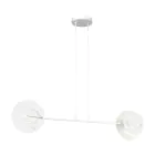 Emibig Suspension Luminaire Xotic Acier Blanc | Convient pour 2x E27 - Max 15W