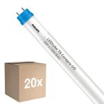 Voordeelpak 20x Philips LED Buis T8 CorePro (EM/Mains) High Output 8W 900lm - 840 Koel Wit | 60cm - Vervangt 18W