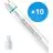 Voordeelpak 10x Philips LED Buis T8 MASTER Value (EM/Mains) Ultra Output 23W 3700lm - 865 Daglicht | 150cm - Vervangt 58W