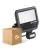 Voordeelpak 5x Ledvance LED Floodlight Aluminium Zwart 41W 6000lm 100D - 840 Koel Wit | IP65 - Bewegings- en Lichtsensor - Symmetrisch