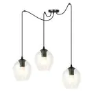 Emibig Hanglamp Level Staal Zwart | Geschikt voor 3x E27 - Max 15W