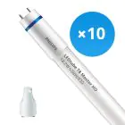 Voordeelpak 10x Philips LED Buis T8 MASTER (EM/Mains) High Output 18.2W 2900lm - 830 Warm Wit | 150cm - Vervangt 58W